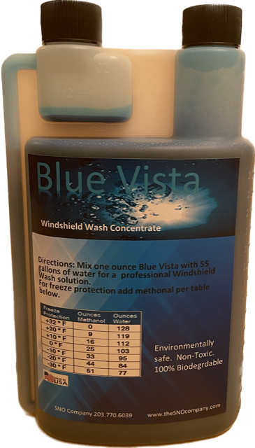 Stapar Bottle of Blue Antifreeze Windshield Washer Fluid Editorial